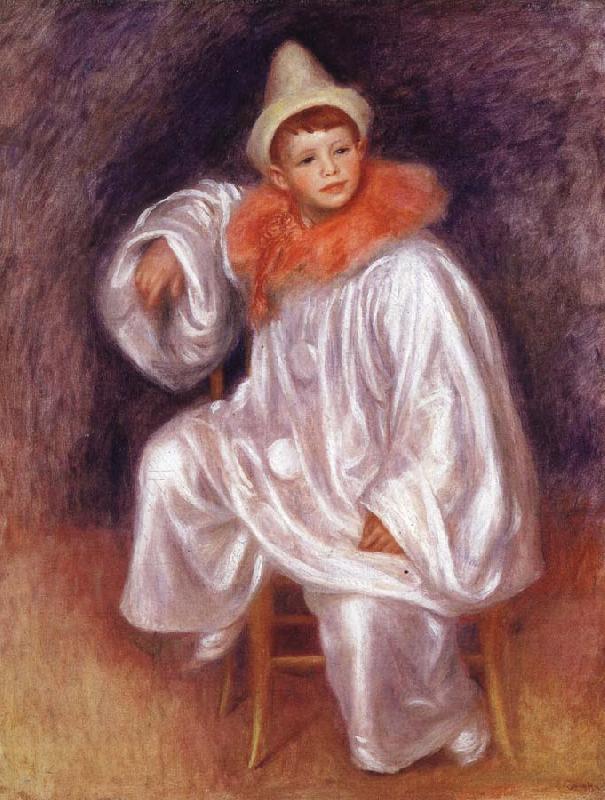 Pierre Renoir White Pierrot Sweden oil painting art